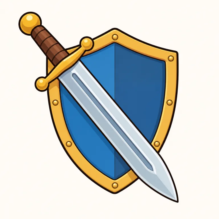 weapon（武器・名詞）の覚え方イラスト — w2134 では、weapon を「手にした瞬間に危険物として扱われる具体的な武器」と見る