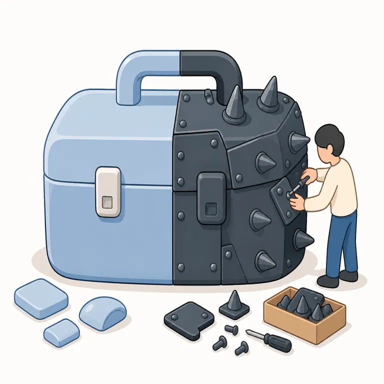 weaponize（武器化する・動詞）の覚え方イラスト — まず weapon＝「武器」が見えれば半分わかります