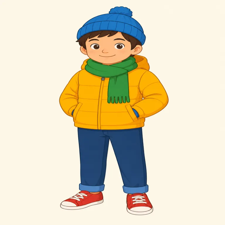 wear（着る・動詞）の覚え方イラスト — この項目は wear の「身に着けている」という基本義とは別に、物が使われ続けて表面や力が失われる意味として整理すると覚えやすいです