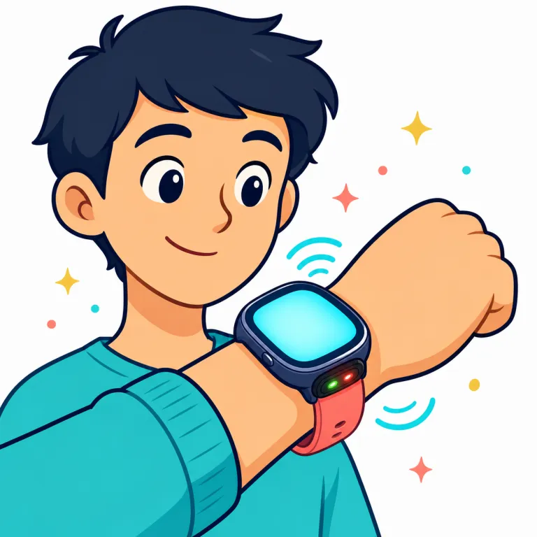 wearable（ウェアラブル端末・noun）の覚え方イラスト