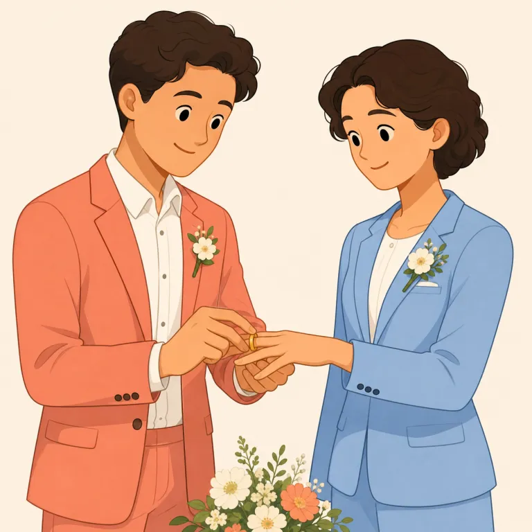 wed（結婚する・動詞）の覚え方イラスト — wed は wedding（結婚式）の中心部分なので、wedding から -ding を外して「結婚する」と結び付けると覚えやすい