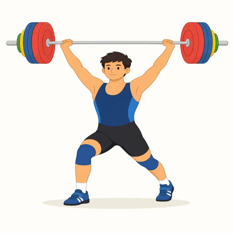 weightlifting（重量挙げ・名詞）の覚え方イラスト — weight + lifting にそのまま分けて覚えるのが最短です