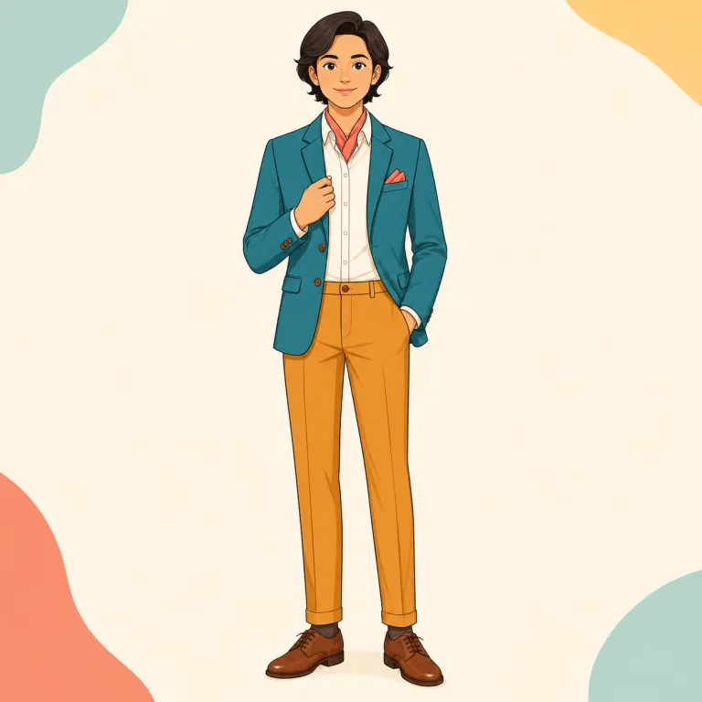 well-dressed（身なりのよい・形容詞）の覚え方イラスト — well は「上手に、適切に」、dressed は「服を着た」なので、「適切に服を着た」から「身なりのよい」と考えます