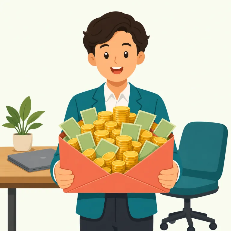 well-paid（高給の・形容詞）の覚え方イラスト — well「十分に」＋paid「給料を支払われた」から、「十分な額をもらえる＝高給の」と覚えると定着しやすい語です