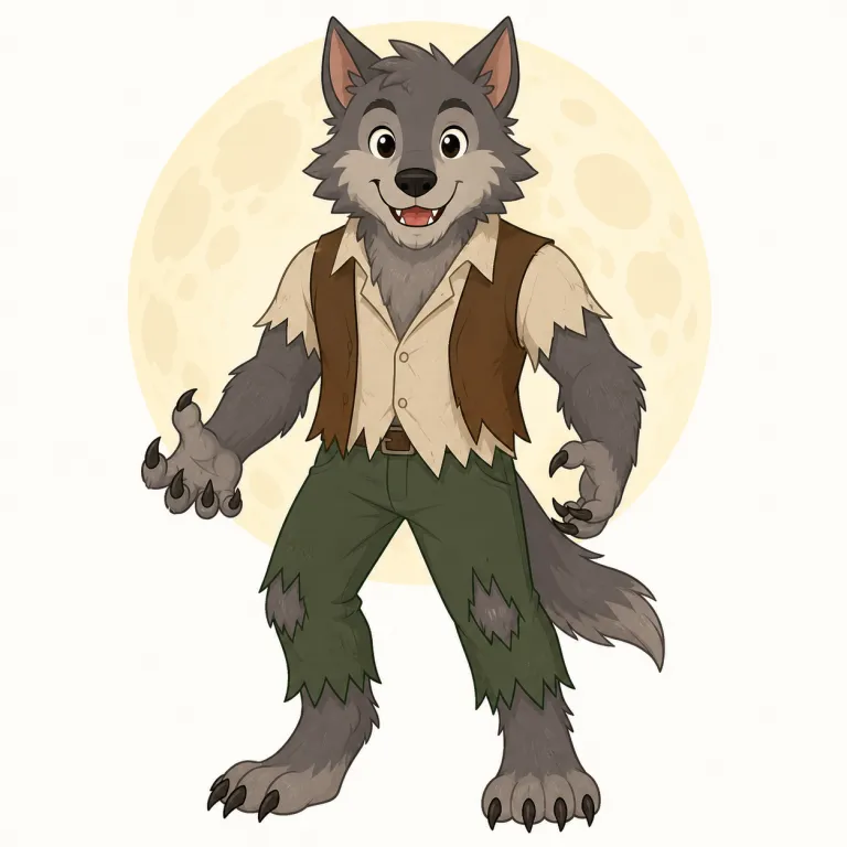 werewolfの覚え方イラスト