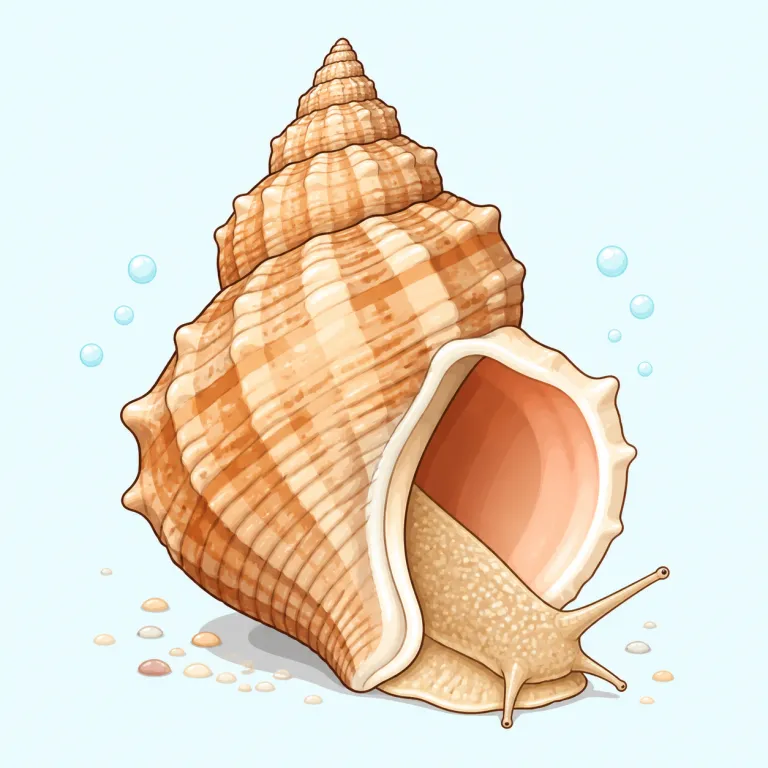 whelk（ツブ貝・名詞）の覚え方イラスト — whelk は日常語ではなく、海産物の文脈でかたまりで覚えると残りやすいです