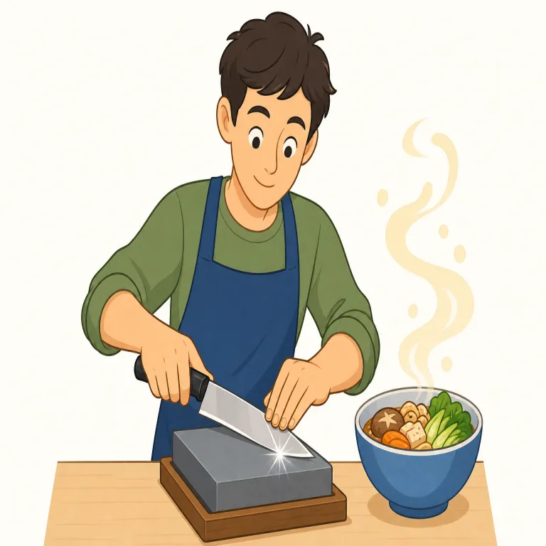 whet（（食欲・興味などを）刺激する、（刃物を）研ぐ・動詞）の覚え方イラスト — まず形で覚える