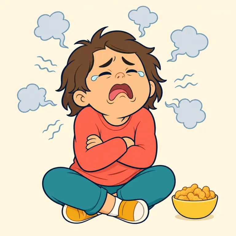 whiny（泣き言の多い・形容詞）の覚え方イラスト — whiny は動詞 whine「弱々しく不満を言う、鼻にかかった声でこぼす」に、形容詞を作る -y が付いた語です