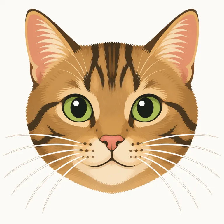 whisker（ひげ・名詞）の覚え方イラスト — ねこの口もとからすっと出ている細いひげを思い浮かべましょう
