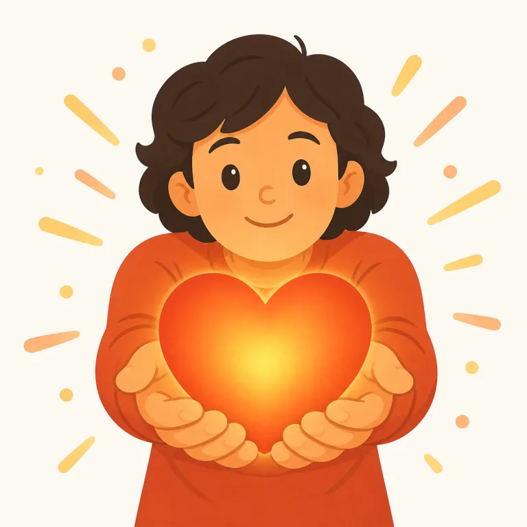 wholeheartedの覚え方イラスト