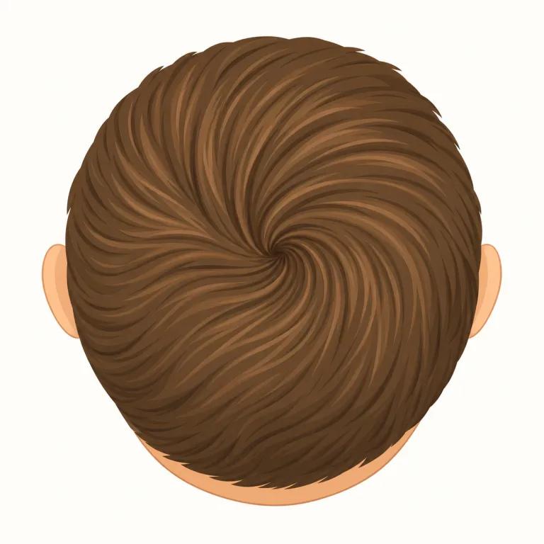 whorl（つむじ・noun）の覚え方イラスト