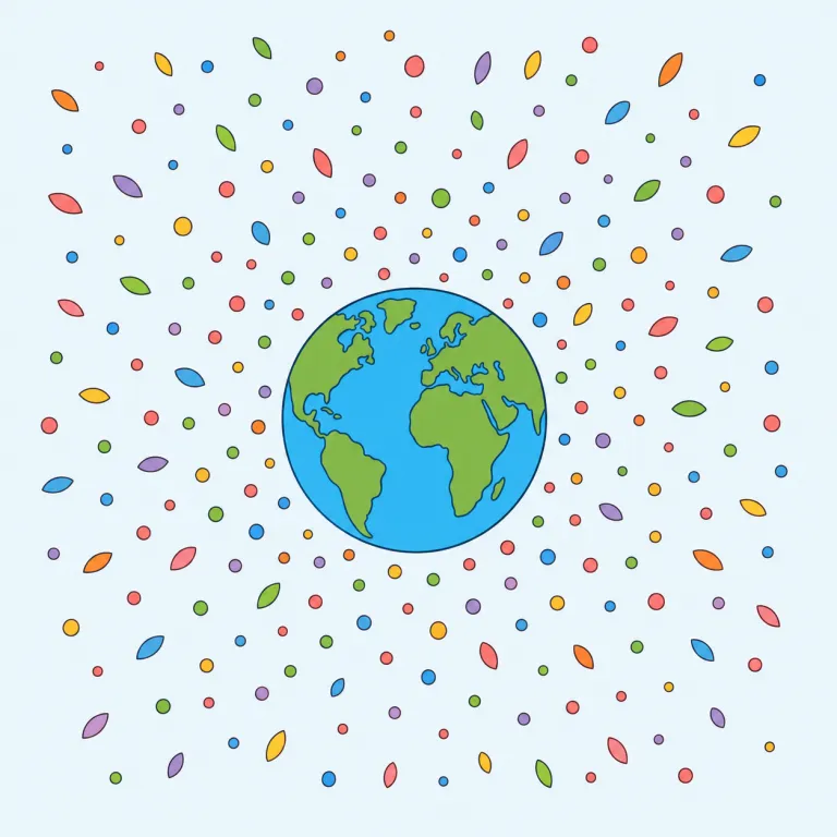 widely（広く・副詞）の覚え方イラスト — wide（幅が広い）に -ly が付いた形と押さえると覚えやすいです