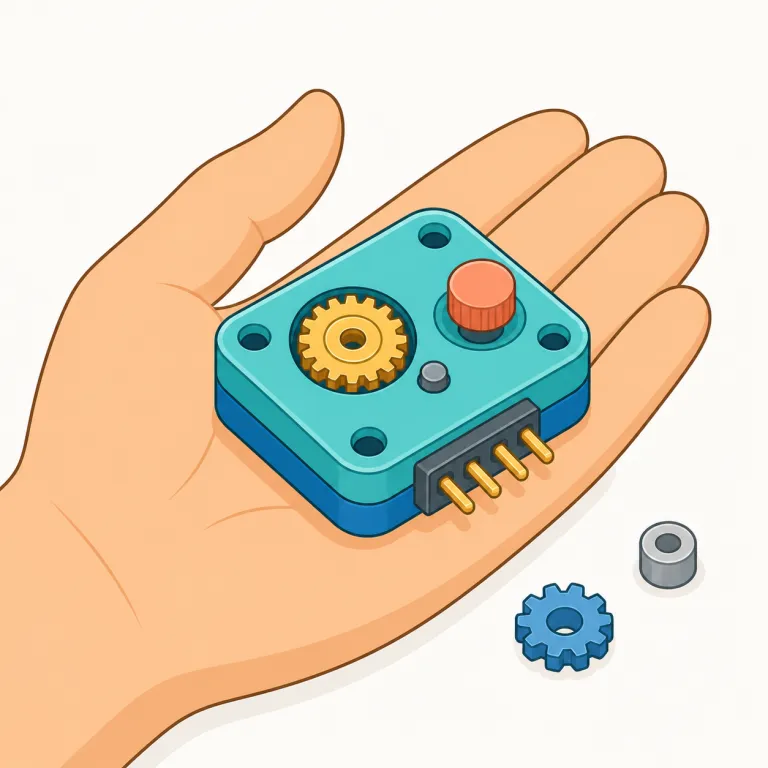 widget（小型装置・名詞）の覚え方イラスト — widget は gadget に近い語として覚えるとよいです