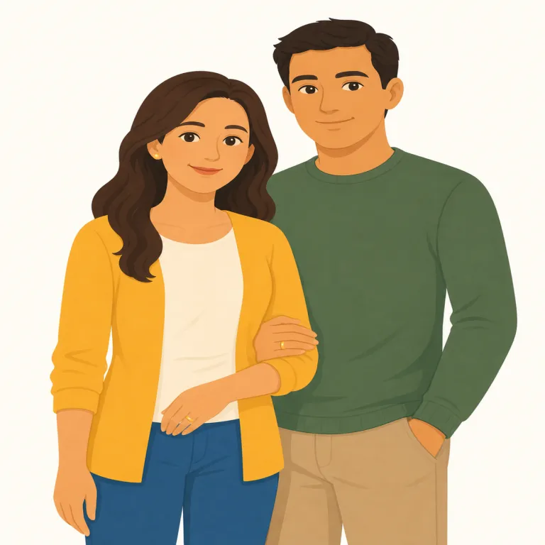 wife（妻・名詞）の覚え方イラスト — wife は husband の対語として固定で覚えるのが近道