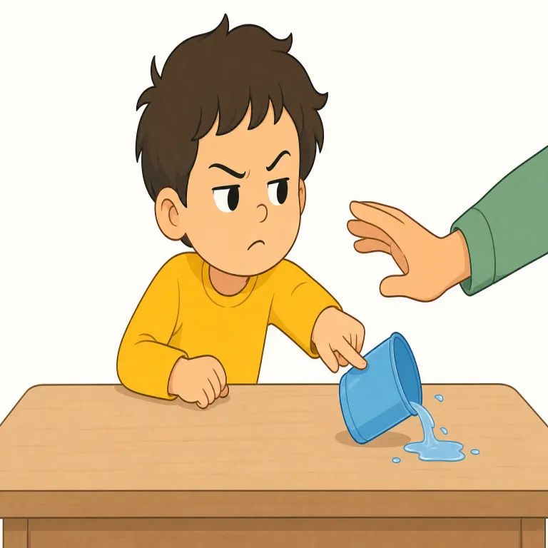 willful（故意の・adjective）の覚え方イラスト