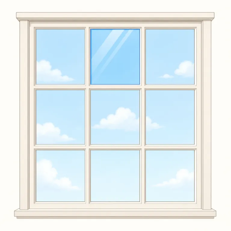 windowpane（窓ガラス・名詞）の覚え方イラスト — window + pane の複合語として覚えるのが近道です