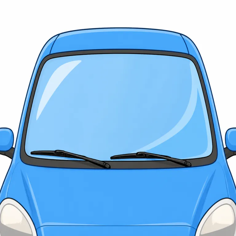 windshield（フロントガラス・名詞）の覚え方イラスト — wind と shield に分けて覚えると定着しやすいです