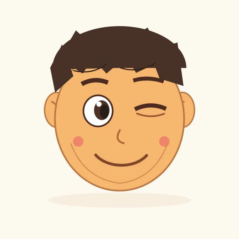 wink（ウインクする・動詞）の覚え方イラスト — wink は「目でこっそり送るメッセージ」と覚えると、単なる blink との違いがはっきりします