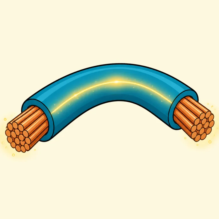 wire（電線・noun）の覚え方イラスト