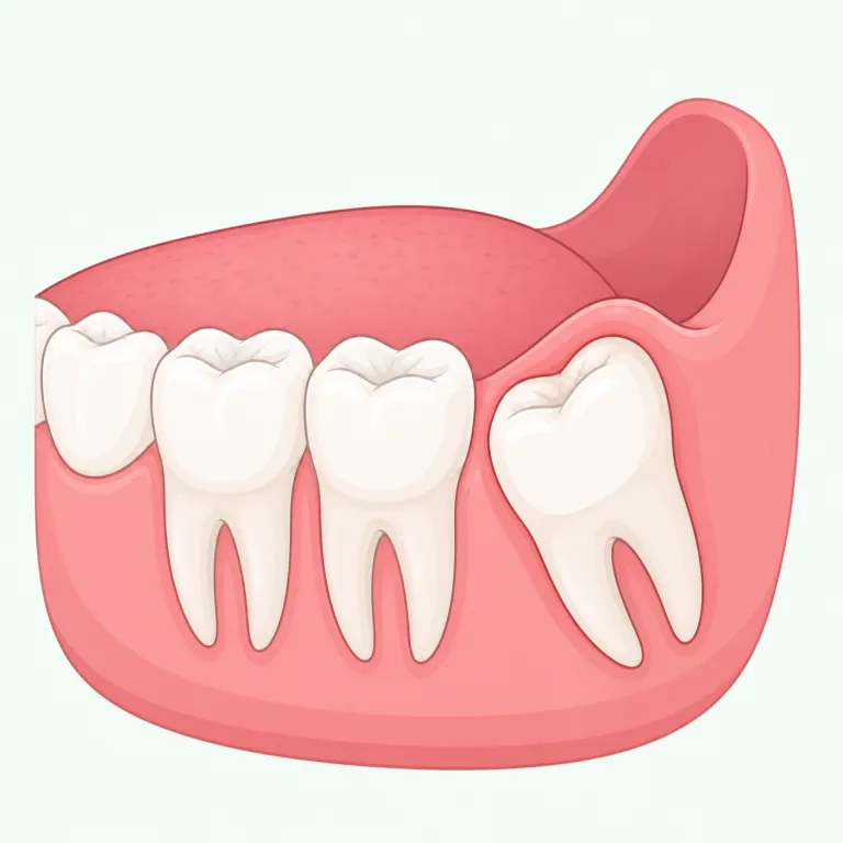 wisdom tooth（親知らず・名詞）の覚え方イラスト — これは wisdom tooth の第三大臼歯という歯科的な基本義とは別に、日本語の自然な呼び名「親知らず」として覚えるエントリ
