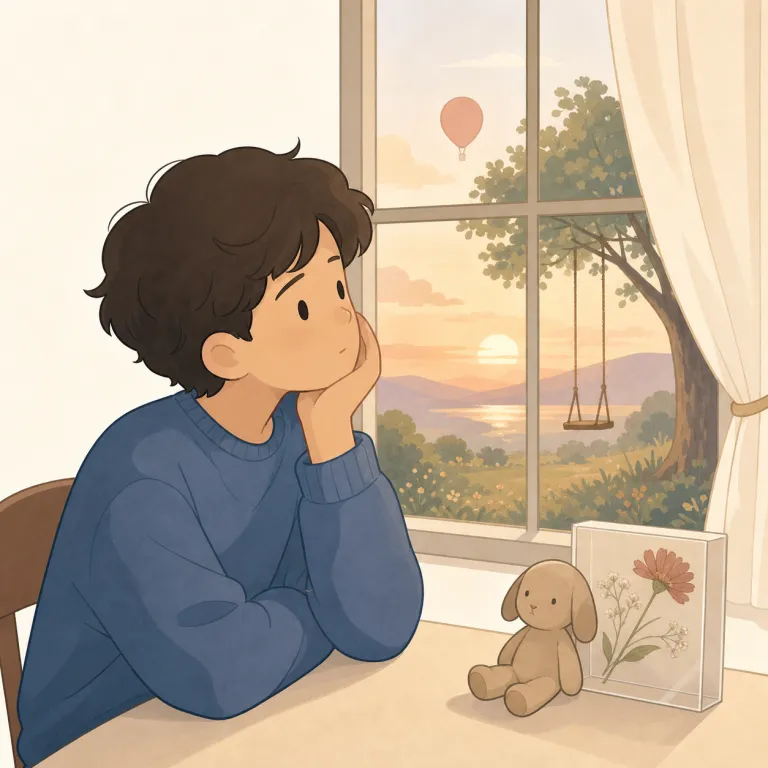 wistful（物悲しい・形容詞）の覚え方イラスト — wistful は、まず wishful に見た目が近いと覚えると残りやすいです