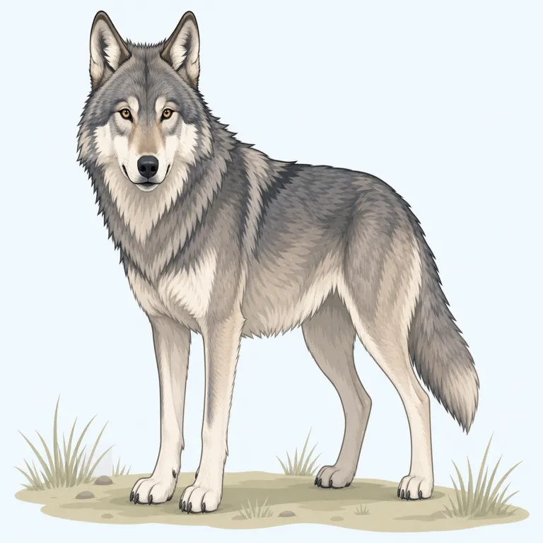 wolfの覚え方イラスト