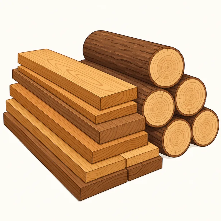 wood（木材、材木・名詞）の覚え方イラスト — wood はまず wood＝「木」という基本イメージを置くと覚えやすいです