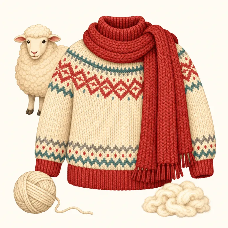 woolen（ウールの・形容詞）の覚え方イラスト — まず基礎語の wool「羊毛」を見抜けるようにすると覚えやすいです