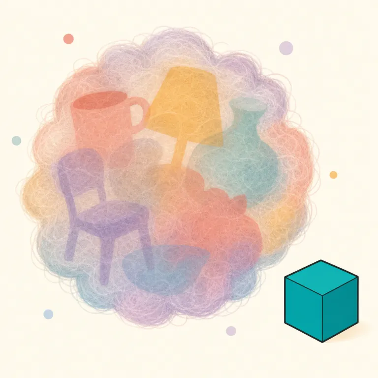 woolly（羊毛のような・形容詞）の覚え方イラスト — wool を知っていれば覚えやすい語です