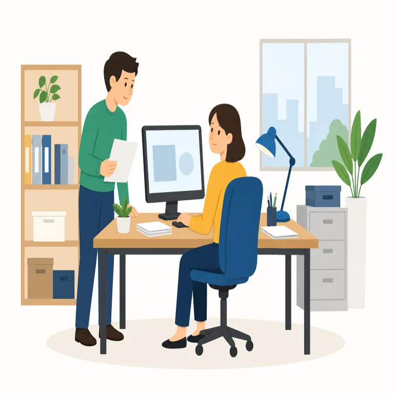 workplace（職場・名詞）の覚え方イラスト — workplace は work + place で「働く場所」とそのまま分解して覚えるのが基本です