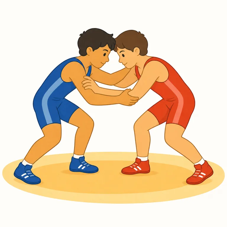 wrestleの覚え方イラスト