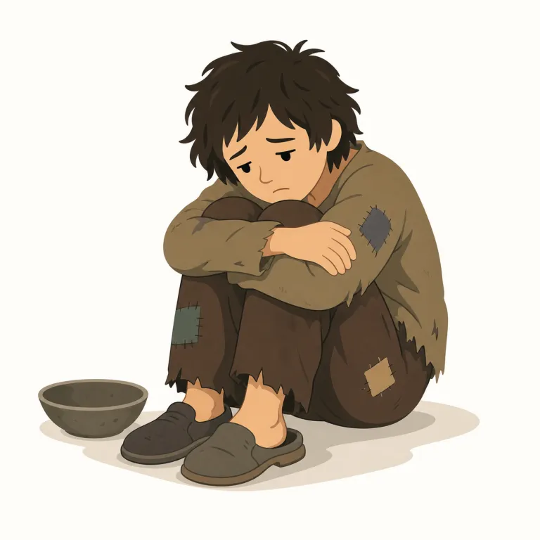 wretch（惨めな人・名詞）の覚え方イラスト — wretch は単独で覚えるより、よく見かける wretched とセットにすると残りやすいです