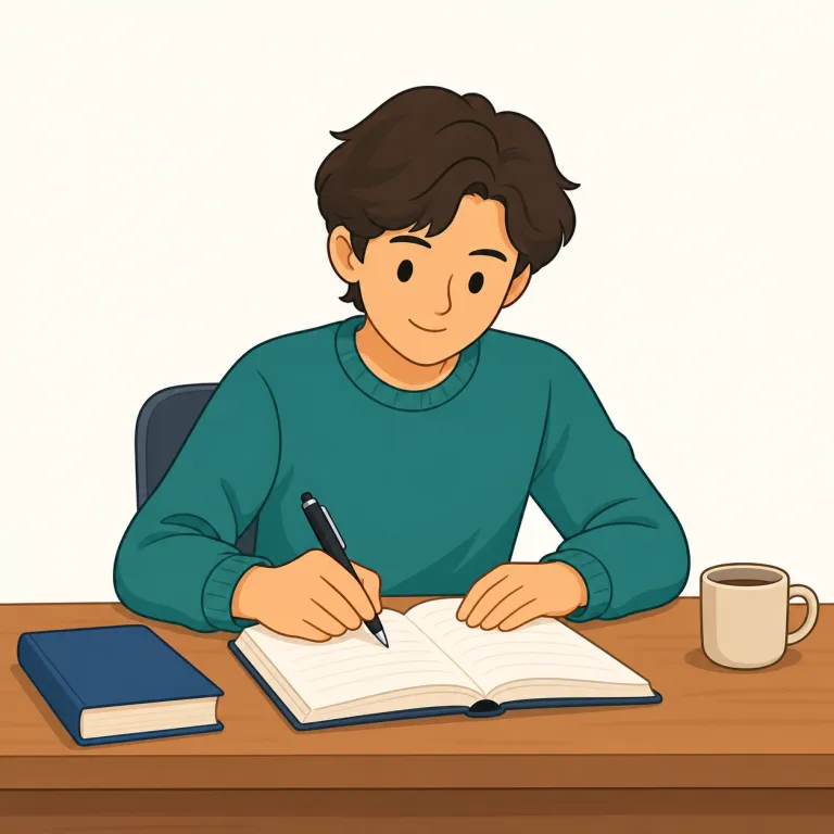 writer（作家・名詞）の覚え方イラスト — writer は write「書く」+ -er「人」なので、中心には「書く人」という発想があります