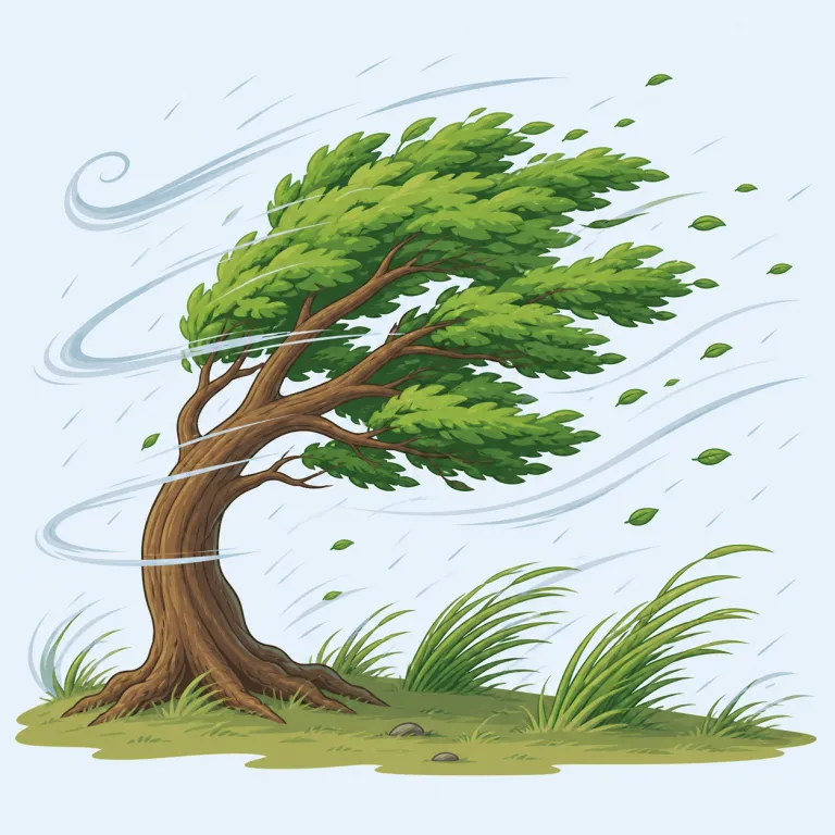 wuthering（荒れ狂う・形容詞）の覚え方イラスト — まず weather と見間違えないことが第一のフックです