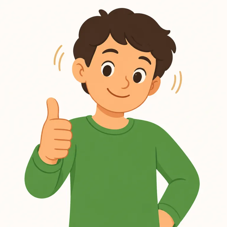 yes（はい・間投詞）の覚え方イラスト — yes は意味を暗記するというより、「肯定の返事の基本形」として場面ごと覚えると定着しやすい語です