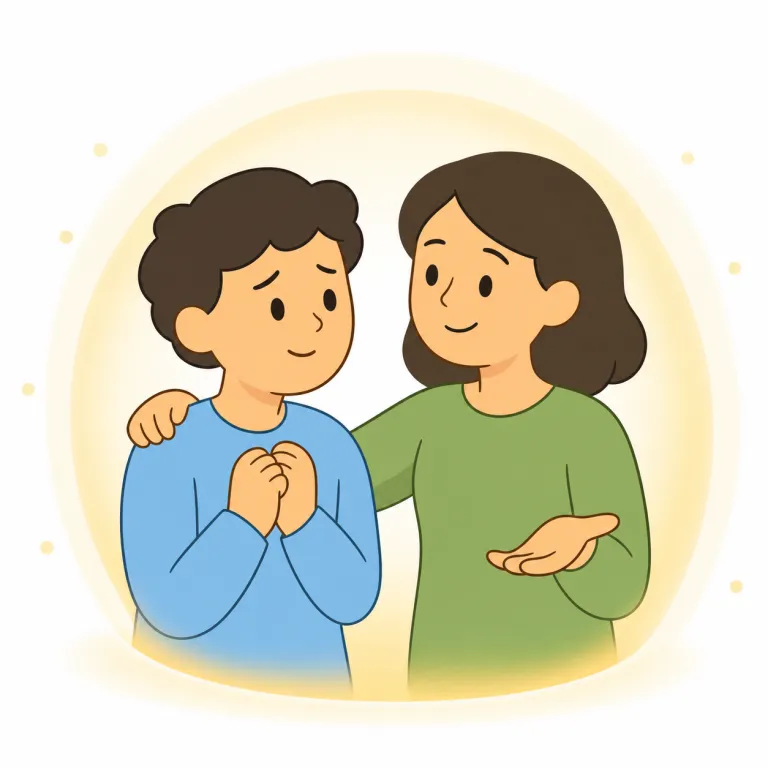 you'll be fine（大丈夫だよ・イディオム）の覚え方イラスト — このエントリでは you'll be fine を、体調が回復して「元気になるよ」という意味ではなく、不安な相手に「問題なくやれるよ、大丈夫だよ」と声をかける表…