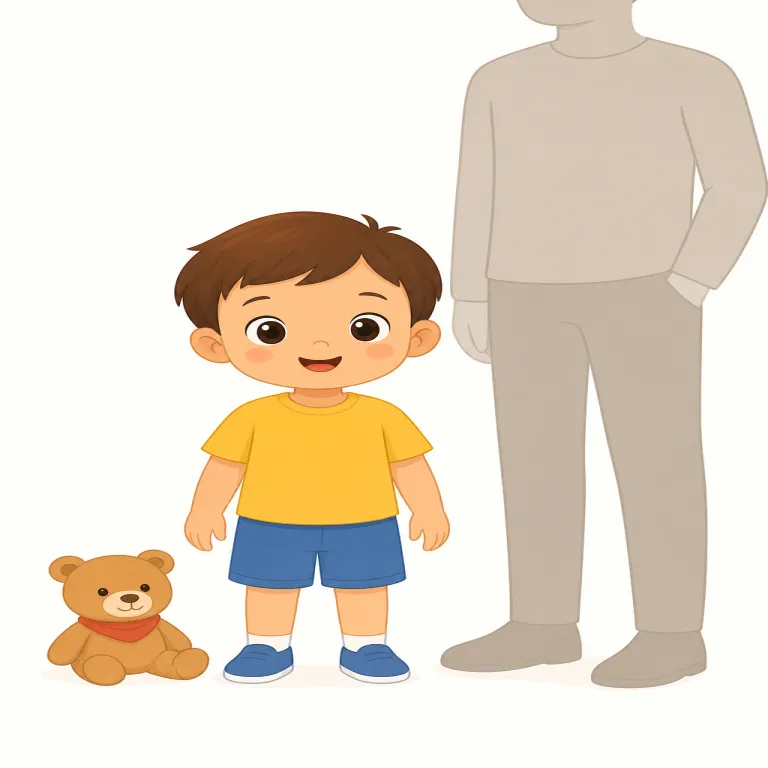 young（年が若い・形容詞）の覚え方イラスト