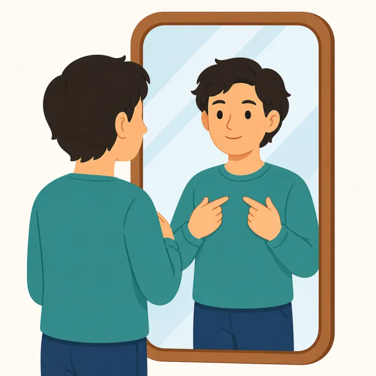 yourself（あなた自身・代名詞）の覚え方イラスト — your + self で「あなたの self」→「あなた自身」と分解すると覚えやすい