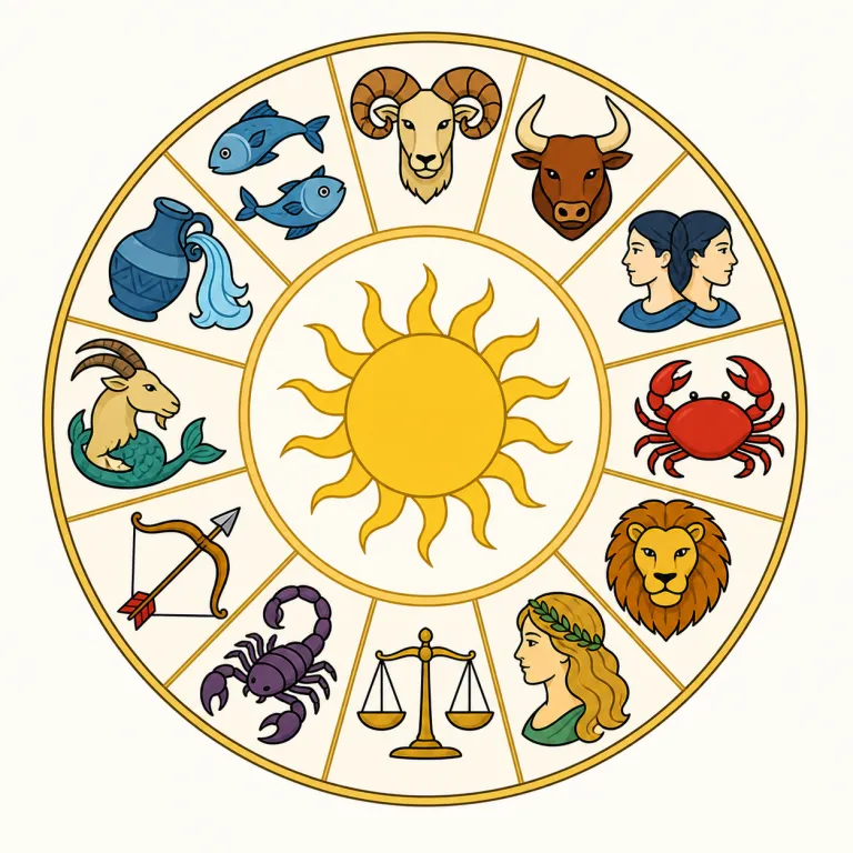 zodiac（黄道十二宮・noun）の覚え方イラスト